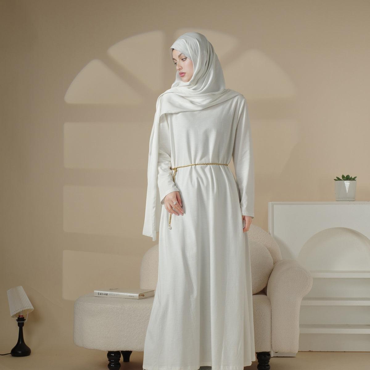 Inner Long Dress With Matching Belt (MA014)