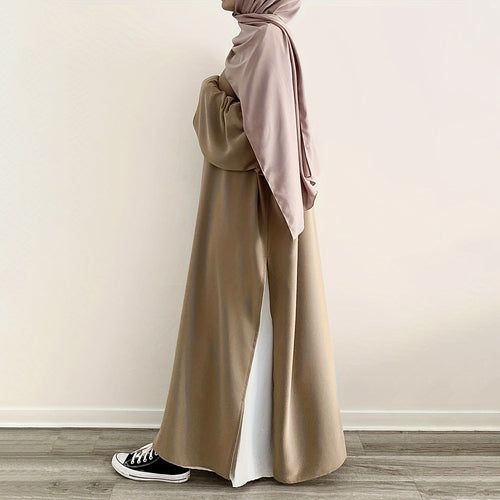 Casual Fashion Slit Abaya (MA063)