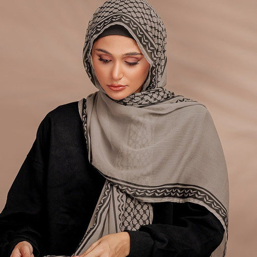 Artisan-Dyed Printed Versatile Hijab‌ (MH169)
