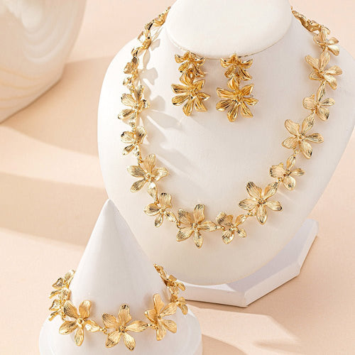 Artisan Floral Coordinating Jewelry Set (MAC326)