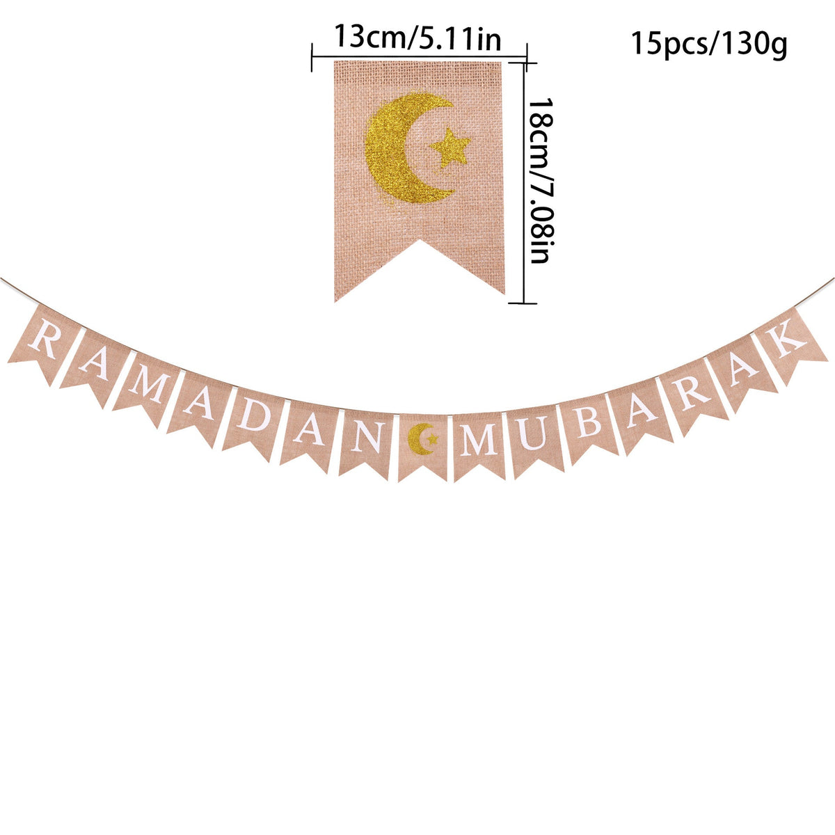 MR026 EID MUBARAK Party Decorative Banner