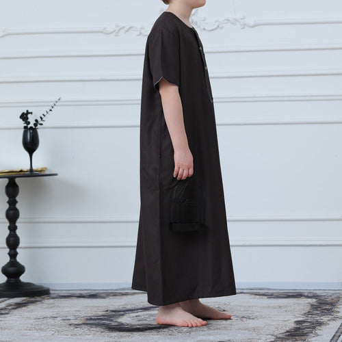 Boys' Embroidered Thobe(MKB032)