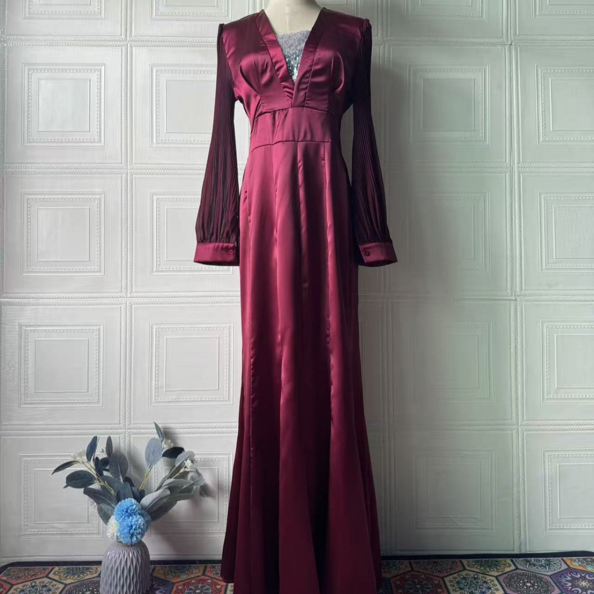 Elegant Empire Waist Formal Dress(MS340)