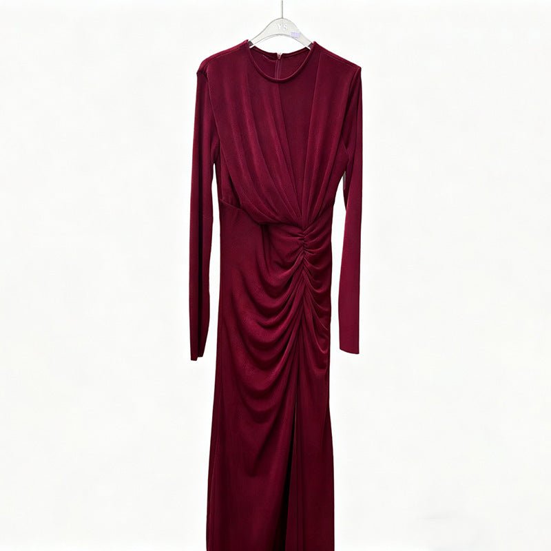 Elegant Long Sleeve Bodycon Gown(MS323)