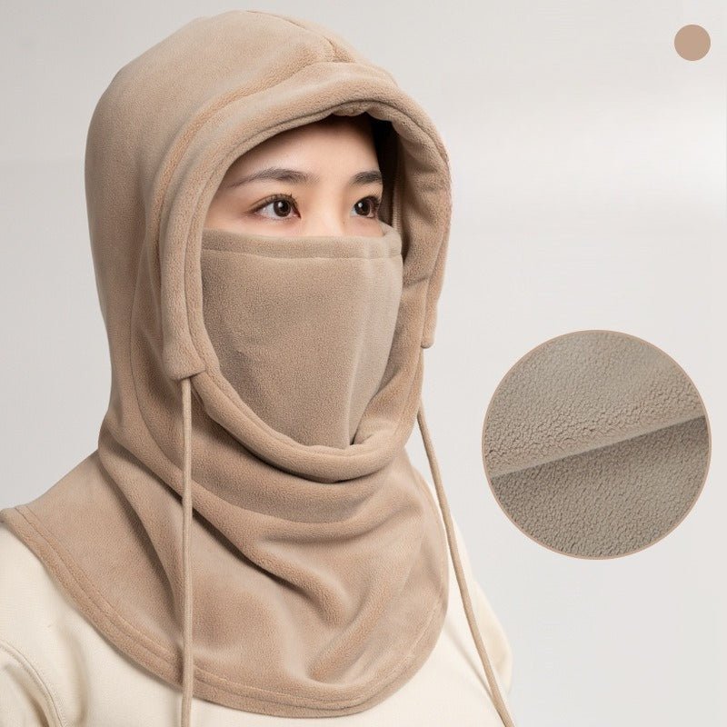 Fleece Hood Balaclava Face Mask | Windproof Neck Warmer for Outdoor Sports(MAC307)