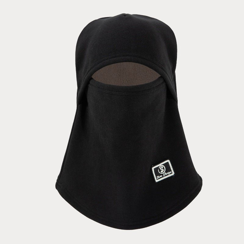 Fleece-Lined Face Mask Cap | Windproof Winter Cycling Hood with Ear Protection(MAC308)