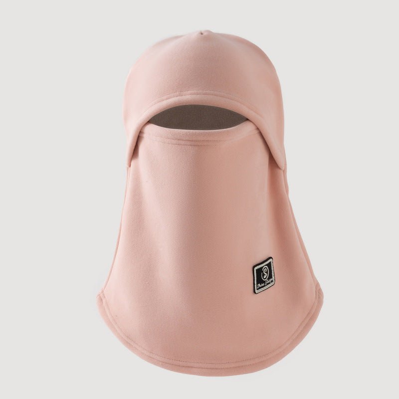 Fleece-Lined Face Mask Cap | Windproof Winter Cycling Hood with Ear Protection(MAC308)
