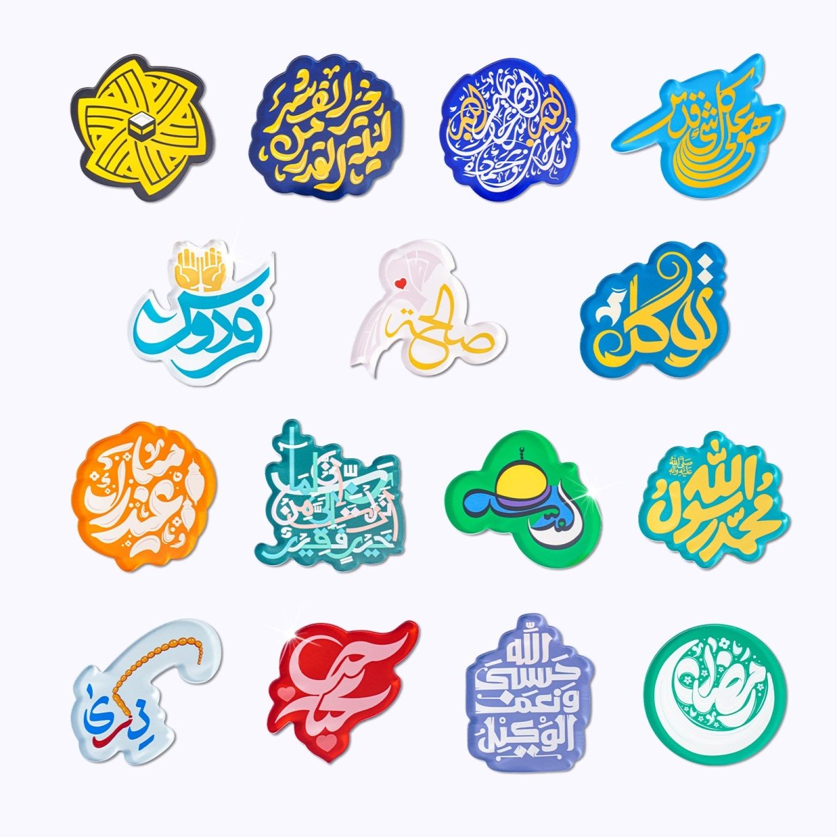 Islamic Design Souvenir Refrigerator Magnet Set (MAC328)