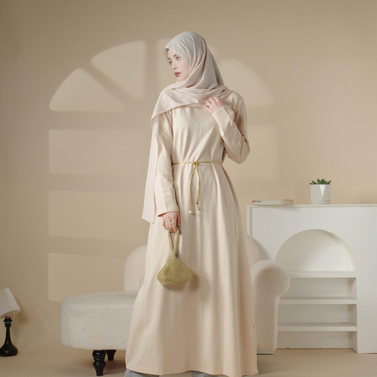Inner Long Dress With Matching Belt (MA014)