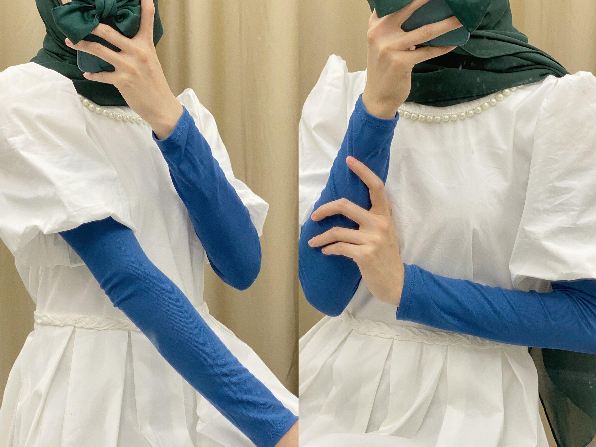 Solid Color Cotton Stretch Ice Sleeves(MAC120)