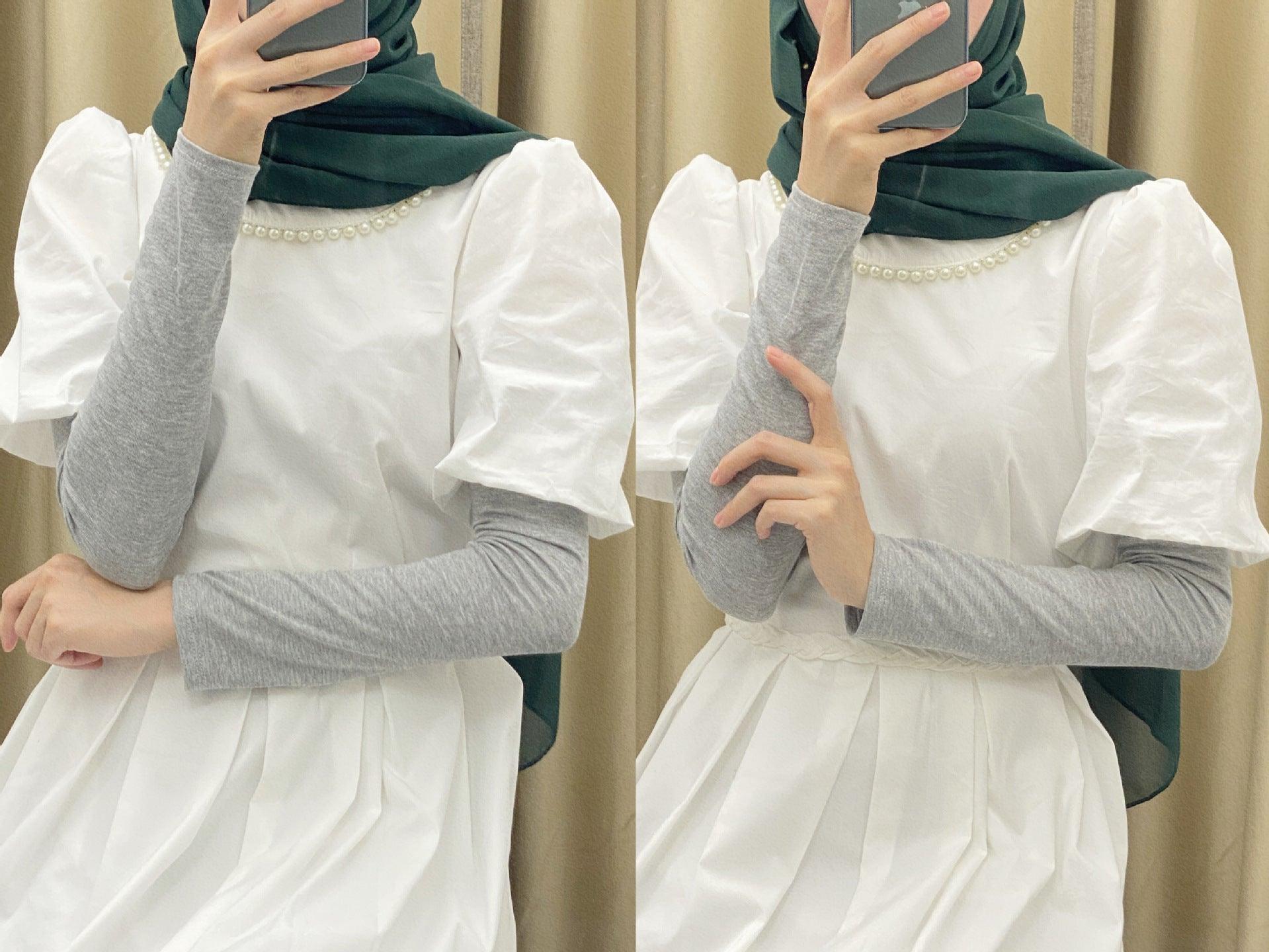Solid Color Cotton Stretch Ice Sleeves(MAC120)