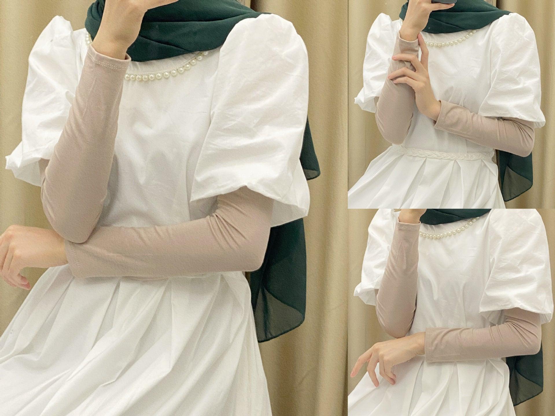 Solid Color Cotton Stretch Ice Sleeves(MAC120)