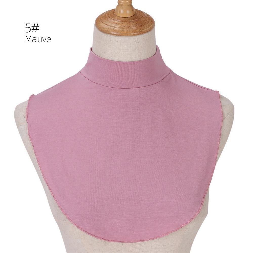 Solid Color Cotton Fake Collar Bottoming Collar(MAC144)
