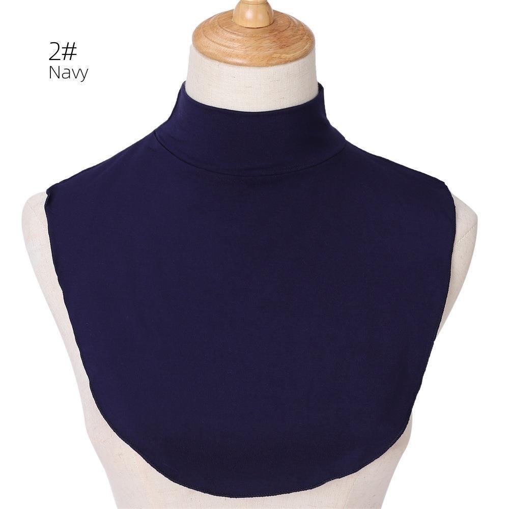 Solid Color Cotton Fake Collar Bottoming Collar(MAC144)