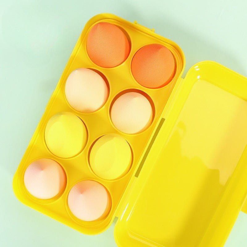 Makeup Sponge Set with Storage Case – 4/8-Piece Blender Kit for Foundation & Concealer (MMU039)