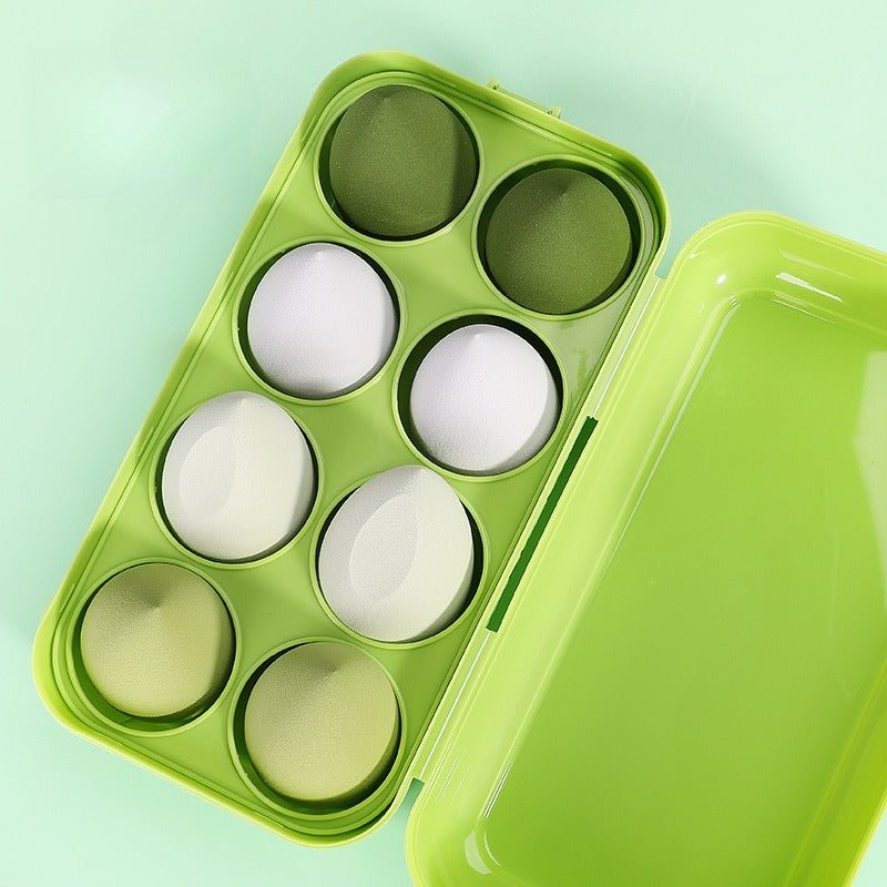 Makeup Sponge Set with Storage Case – 4/8-Piece Blender Kit for Foundation & Concealer (MMU039)
