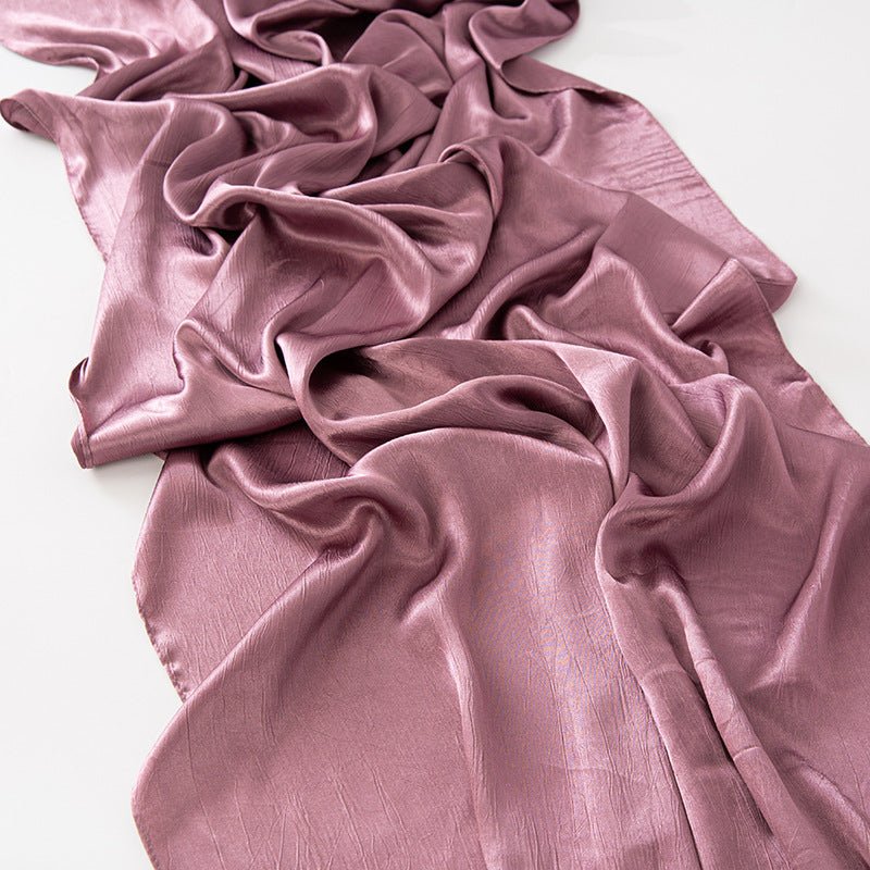 MH065 Bark Wrinkled Glossy Satin Imitation Silk