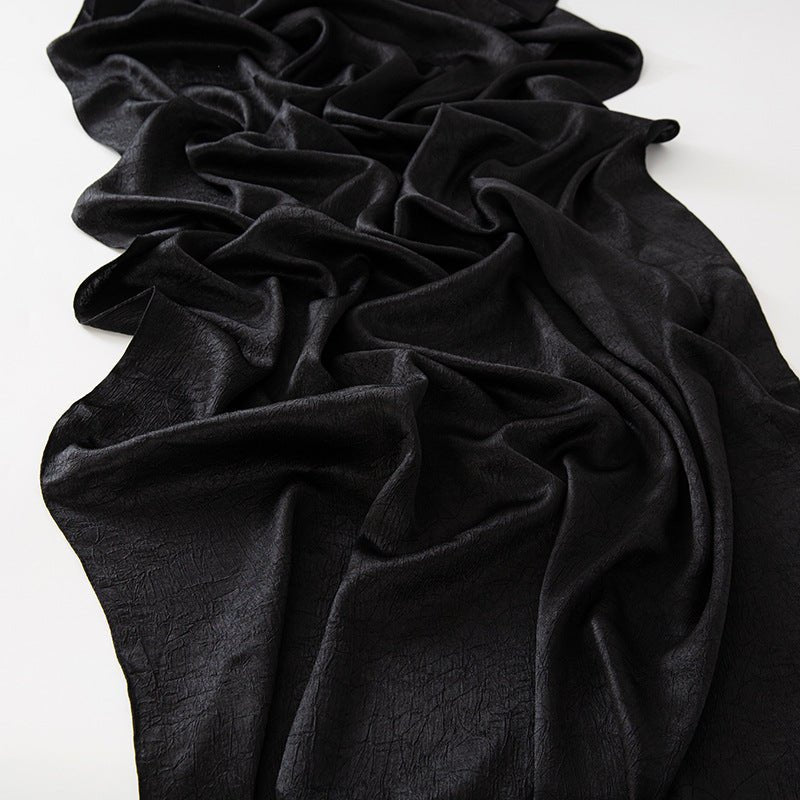 MH065 Bark Wrinkled Glossy Satin Imitation Silk