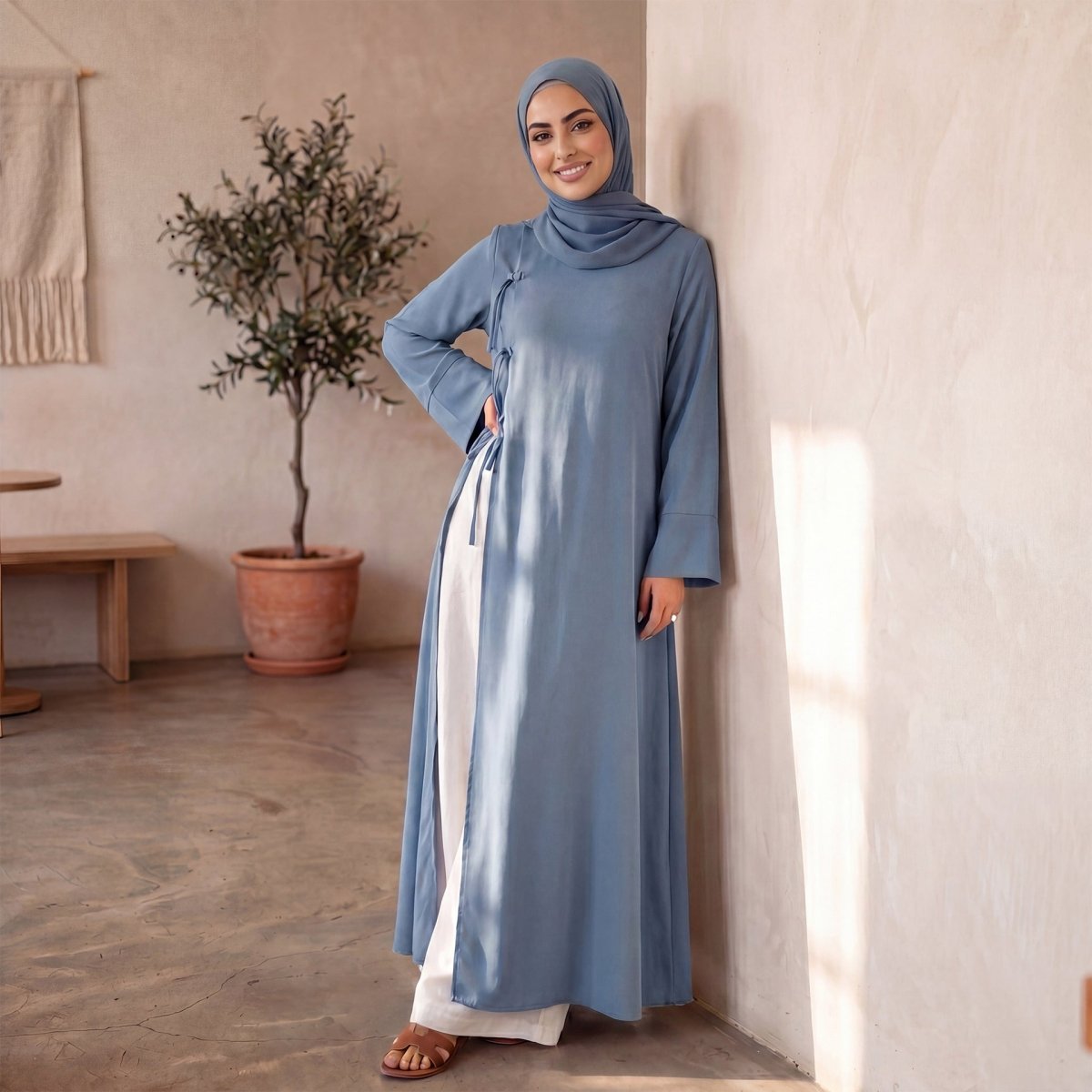 Modest Nida Longline Tunic Top(MS420)