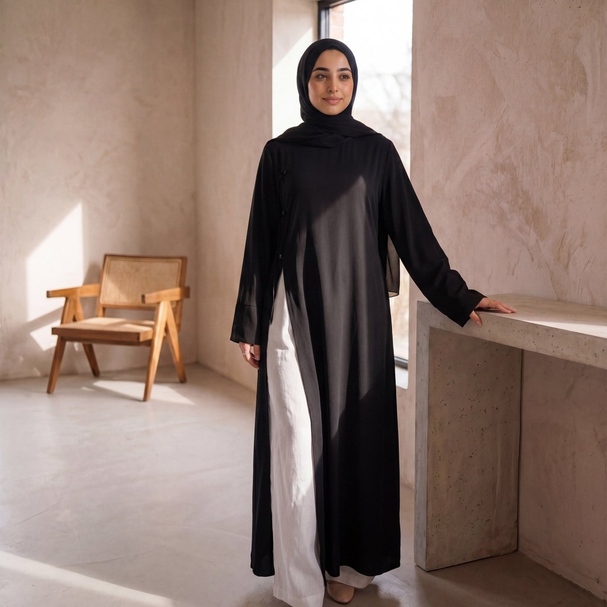 Modest Nida Longline Tunic Top(MS420)