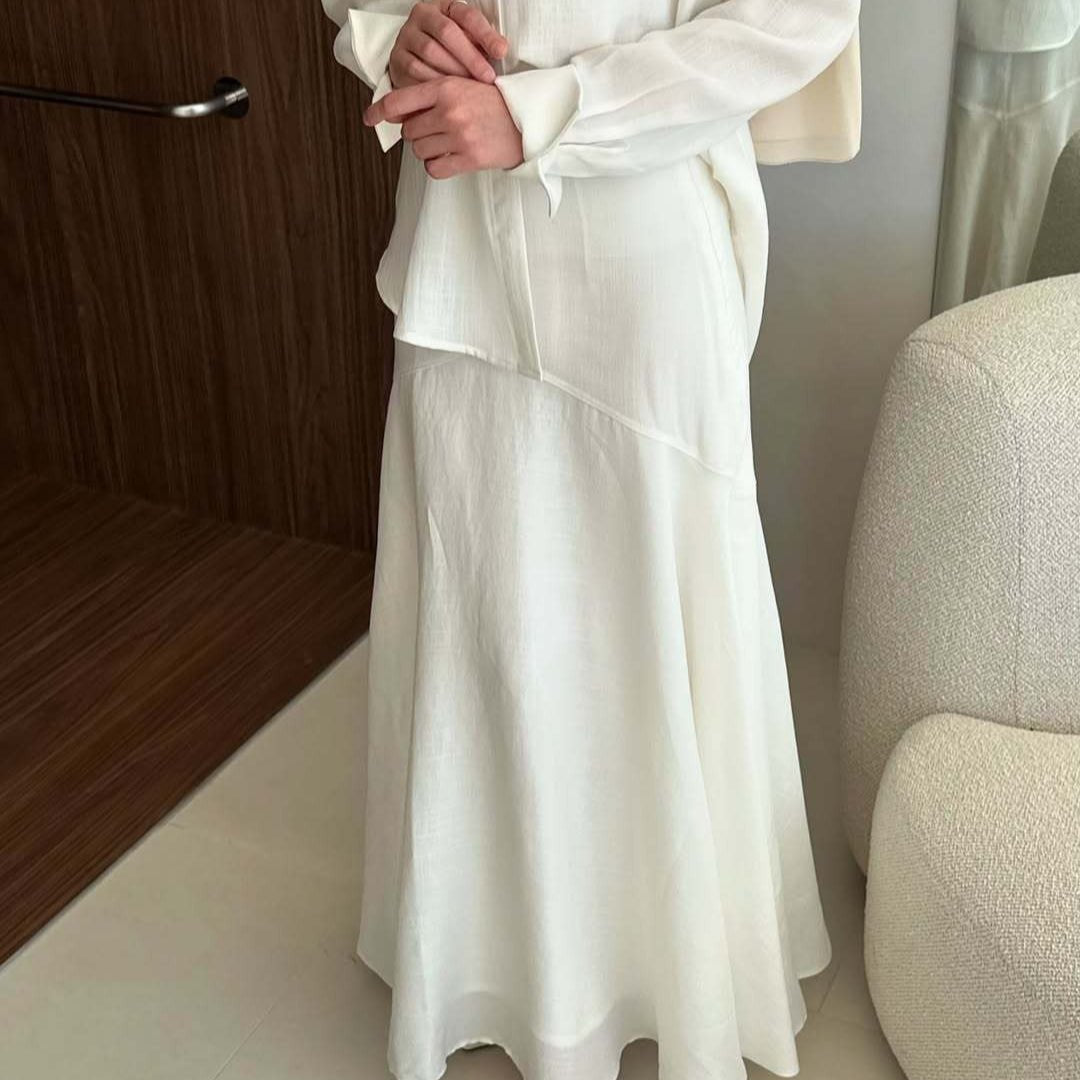 Shirt & Tiered Skirt Set(MS259)