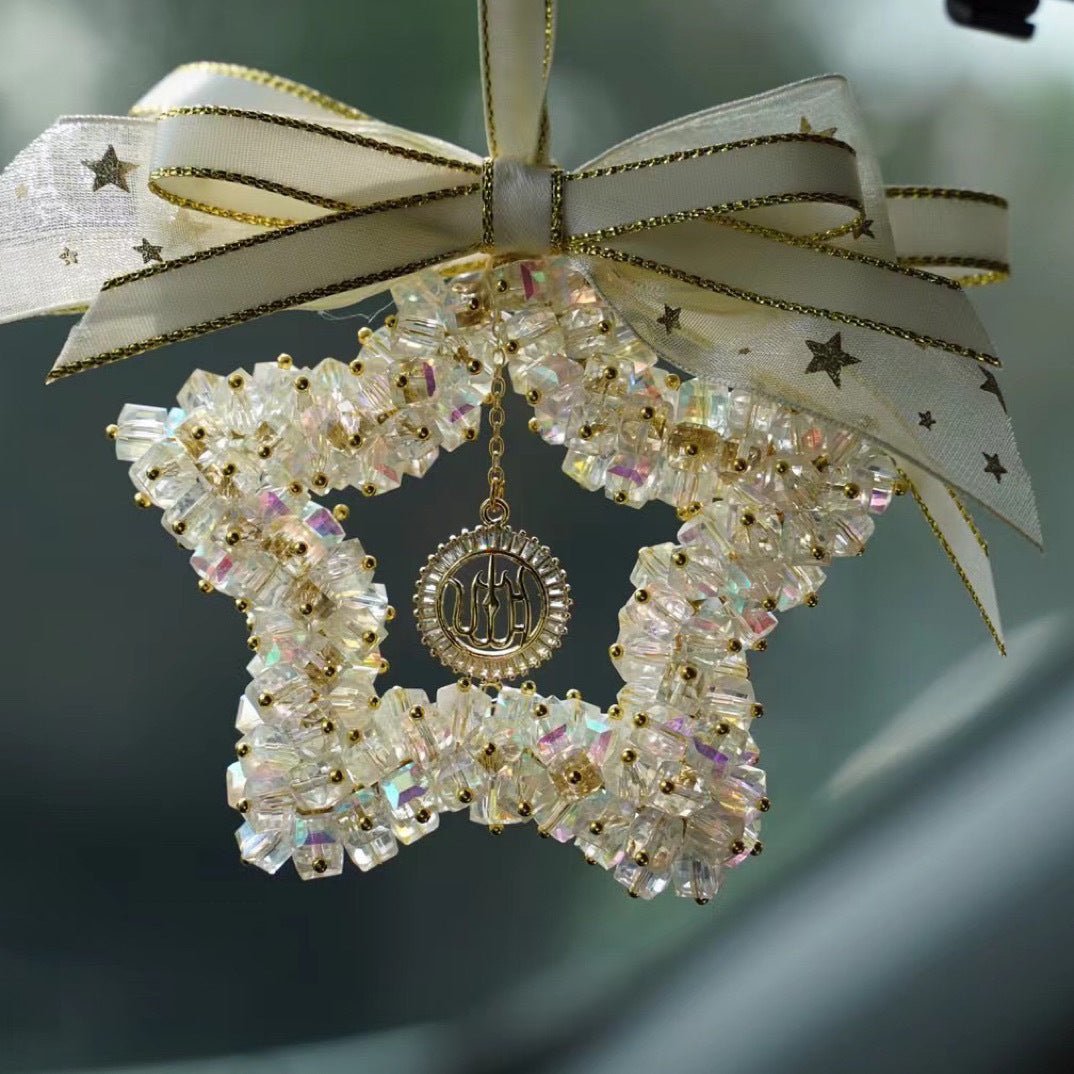 Star Moon Crystal Vehicle Hanging Ornament (MAC290)