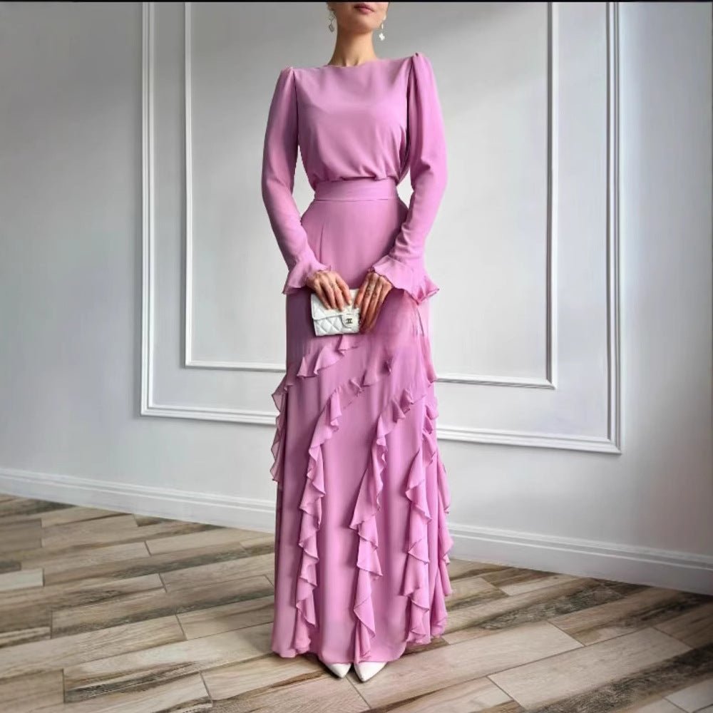 Tiered Evening Dress(MS299)