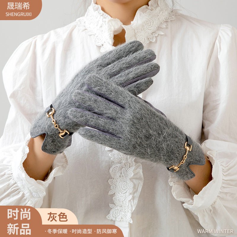 Winter Everyday Versatile Plush Warm Gloves (MAC309)